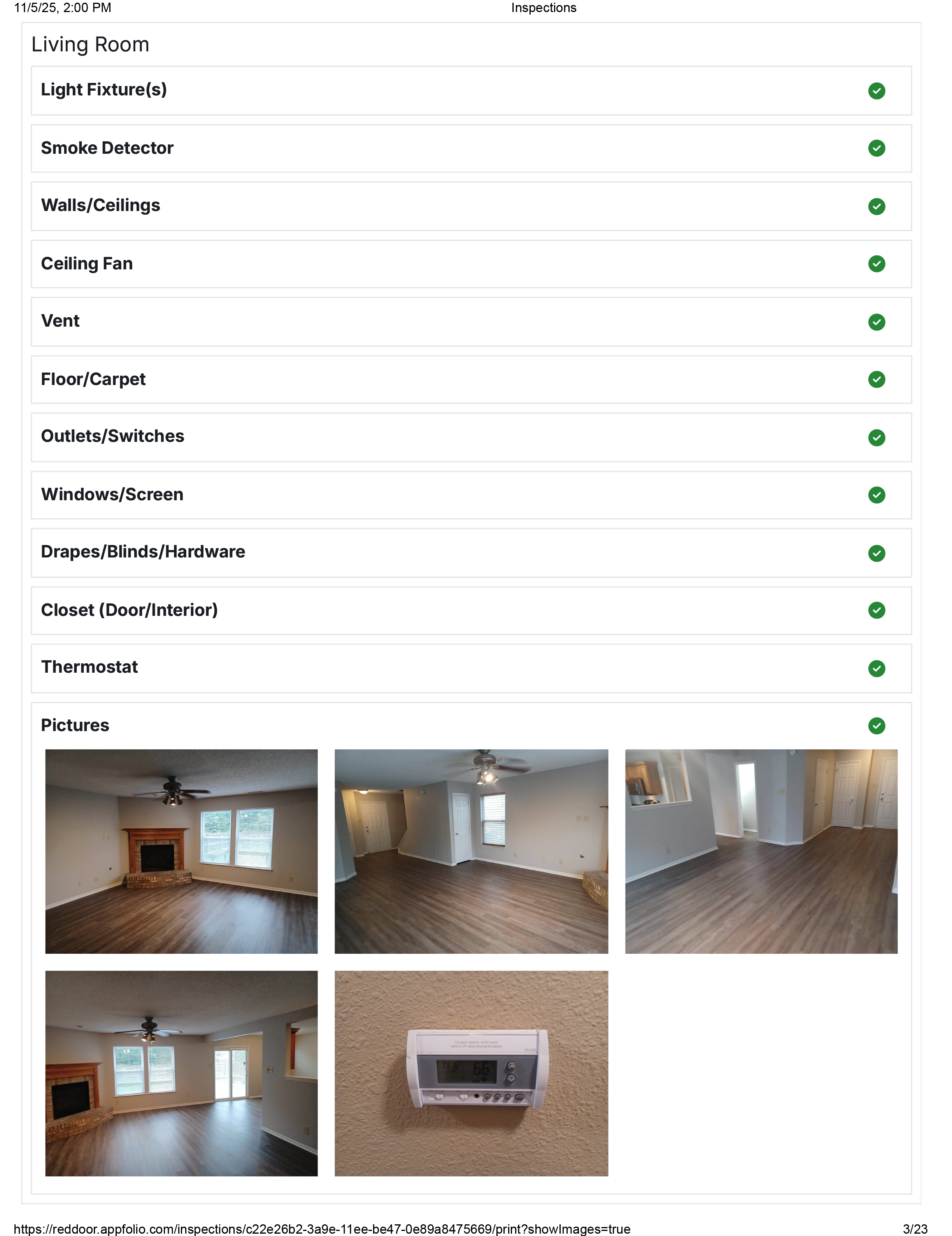 Move-in Inspection 3