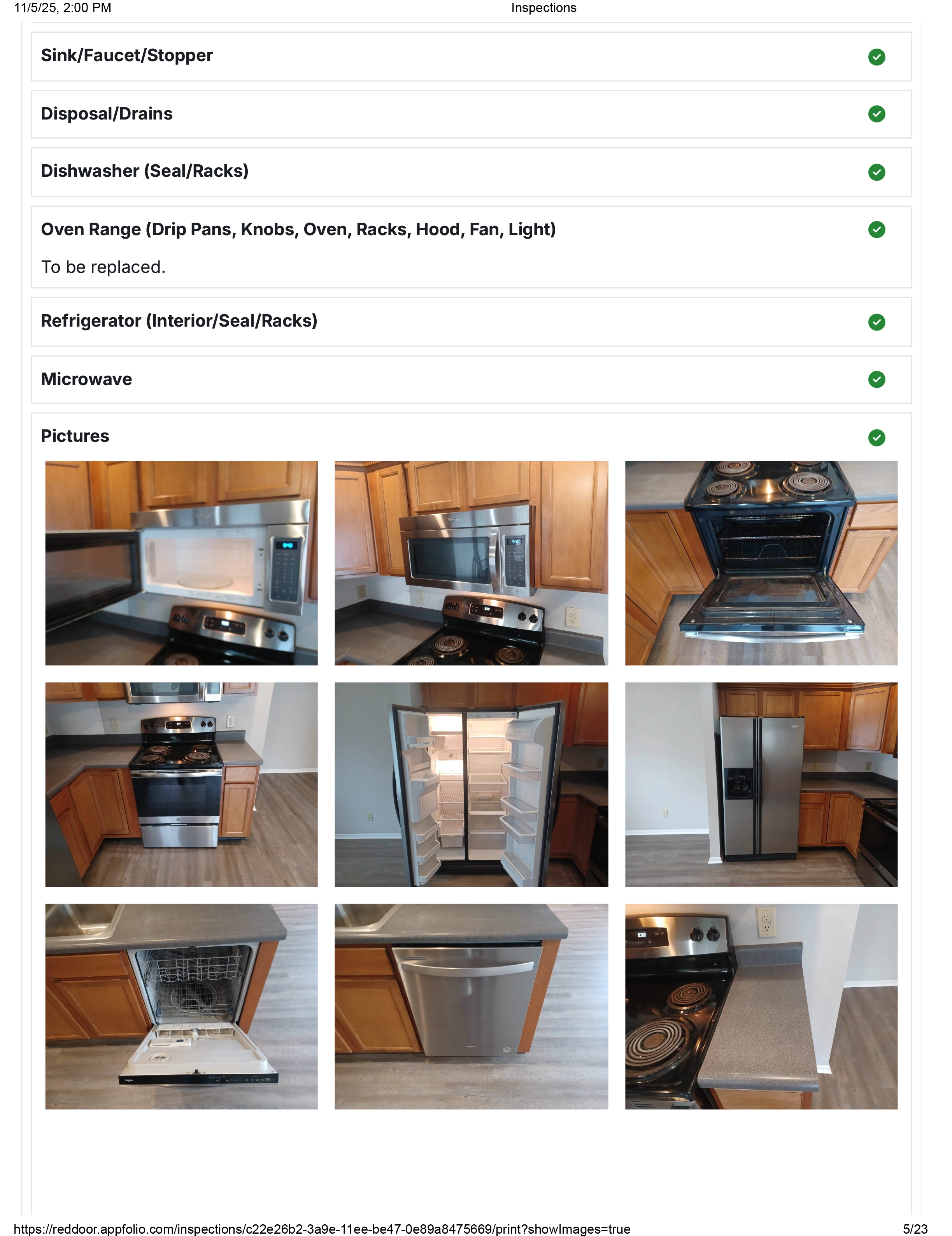 Move-in Inspection 5